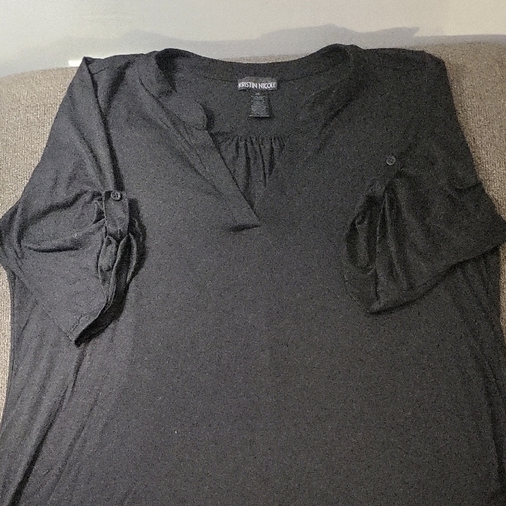 Kristin Nicole Black Blouse